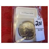 1924 Peace Dollar