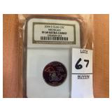 2004 Clad Michigan 25C NGC PF69UC