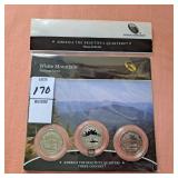 2013 ATB 3 coin set White Mountain National