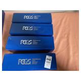4 PGCS professional coin grading service plastic