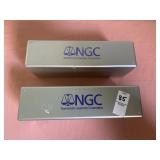 Two NGC storage boxes designed to hold up to 20