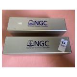Two NGC storage boxes designed to hold up to 20