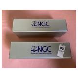 Two NGC storage boxes designed to hold up to 20