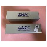 Two NGC storage boxes designed to hold up to 20