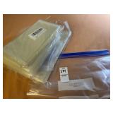 Various size sealed, and Resealable bags for coins