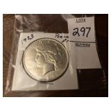 1923 Peace Silver Dollar