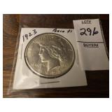 1923 Peace Silver Dollar