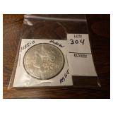 1885 ï¿½ O Morgan Silver Dollar