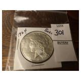 1924 Peace Silver Dollar