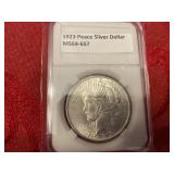 1923 Peace Silver Dollar MS64-65?