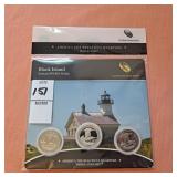 2018 ATB 3 coin set Block island NWR