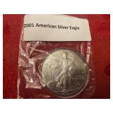 2001 American Silver Eagle