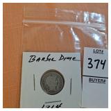 1914 Barber Dime