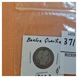 1908 D Barber quarter