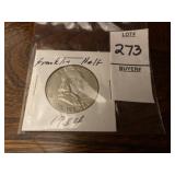 1954 Franklin half dollar