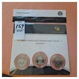 2010 ATB 3 coin set Hot Springs