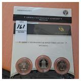 2010 ATB 3 coin set Hot Springs
