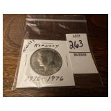 1776-1976 Kennedy half dollar