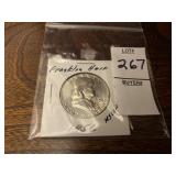 1956 Franklin half dollar