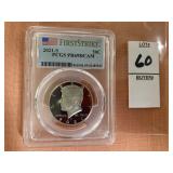 2021 - S Kennedy 50C PCGS PR69DCAM