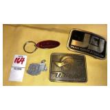 Thrush, J& J brass belt buckles, Peterbilt  &