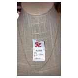 14k Milor Italy twist chain