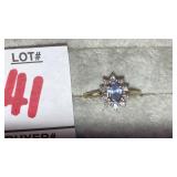 10k gemstone ring