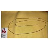 14k twist chain - Broken. Ma 585