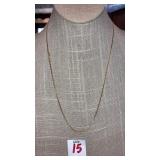 14k gold chain Italy