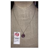Mariana ted crystal necklace- angel reverse