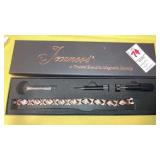 Jecanovi copper & crystals magnetic bracelet with