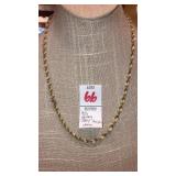 925 sterling Italy twist chain