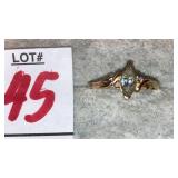 10k gemstone ring