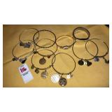 Alex & Ani bracelets, others (10)