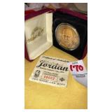 Michael Jordan retired Jan 13 ï¿½99 Bronze