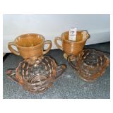 Jeannette Glass Company pink depression glass