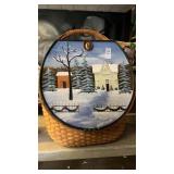 Decorative Wicker Basket
