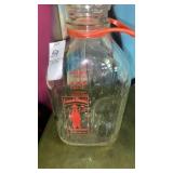 Farmer Brown 1/2 gallon milk bottle. Morgantown,