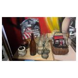Lot of glass and Decor