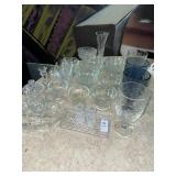 Vintage glassware lot- variety