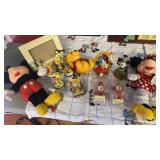 Disney-  Mickey and Minnie items. Watches, dolls