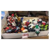 Tray Lot of Transformers and Action Figures