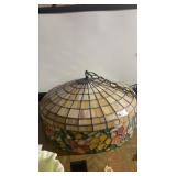 Tiffany style stained glass hanging light