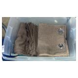Tote of Outdoor Curtains, 50x71in. and 50x81in.