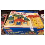 Playskool Lincoln Logs opened box