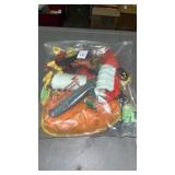 Bag of Assorted animal and soldier plastic