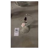 Glass Hummingbird Decor
