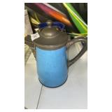 Manning Bowman ceramic/ metal coffee pot