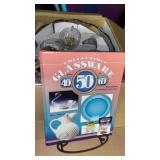 28 pc. Punch bowl set and Glassware of 40, 50,