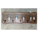 George Washington decor coat rack